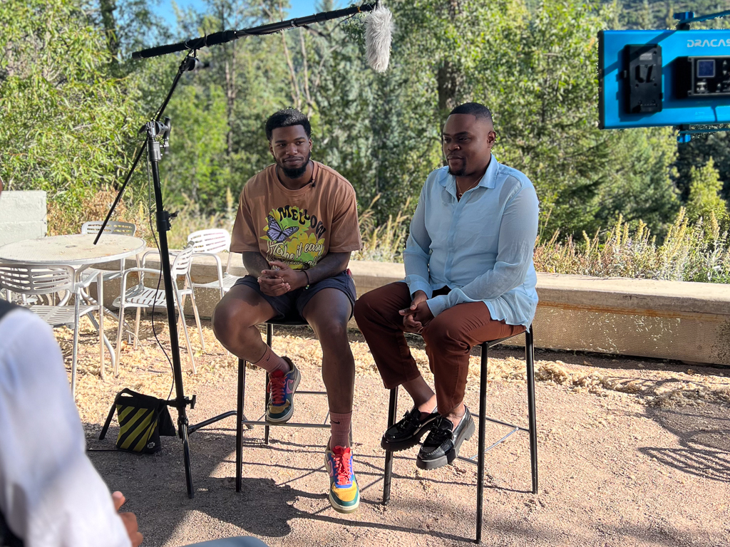 AYLF Senior Fellows Nicholas Presley and Kevin Martin, Aspen Action Forum, 2023